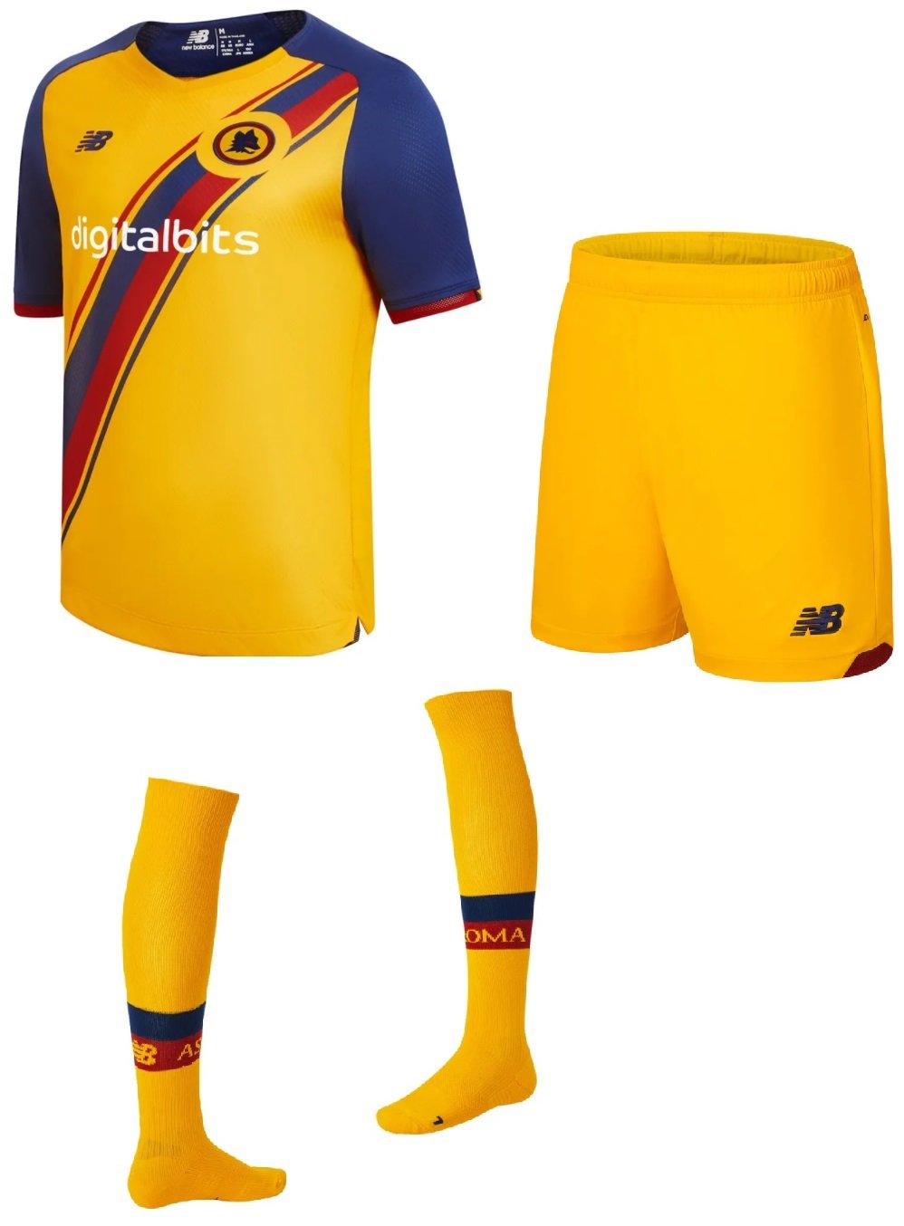 Kit infantil III Roma 2021 2022 New Balance oficial